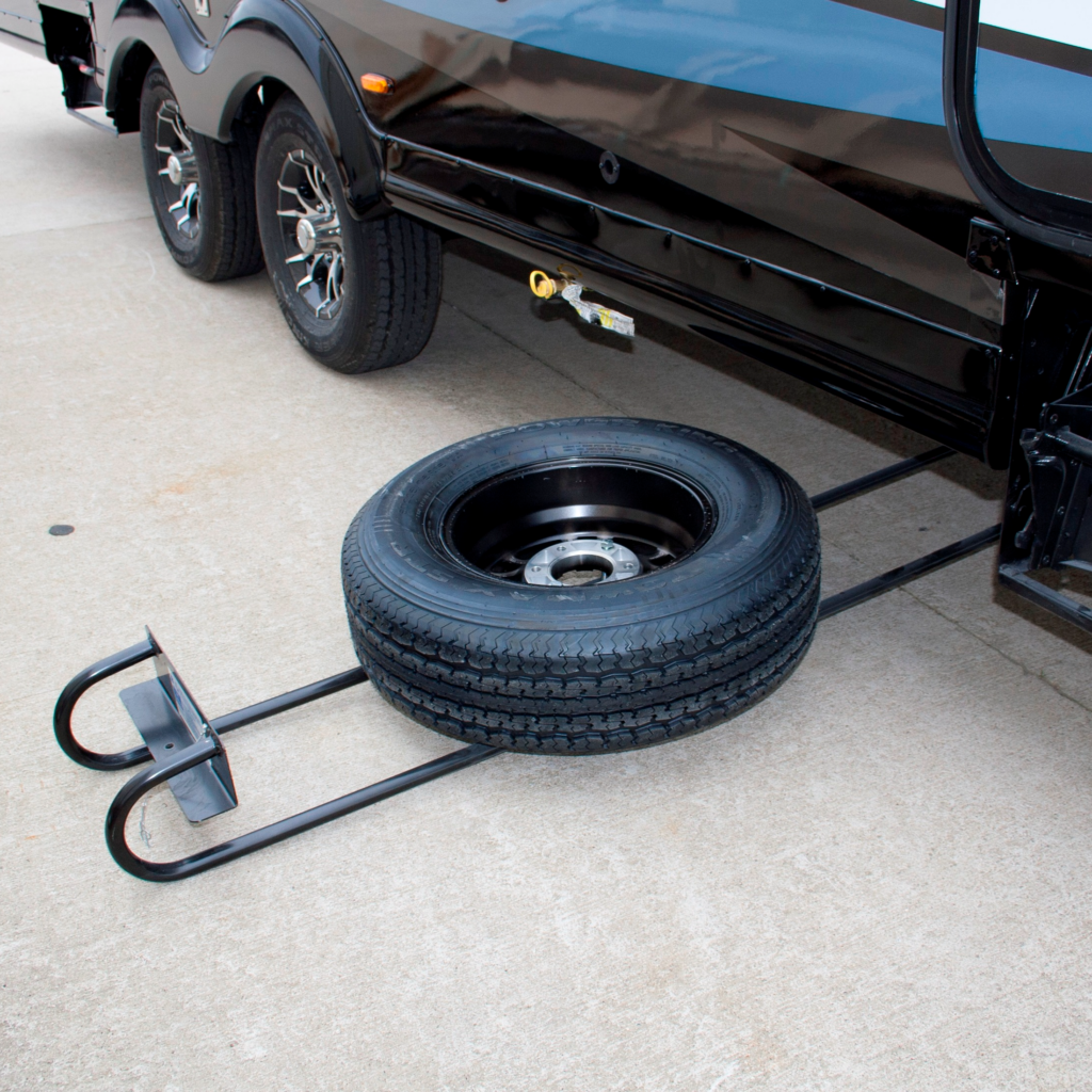 Hide-A-Spare under frame spare tire carrier – BAL RV Products